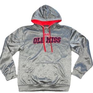 Champion Gray Ole Miss Hoodie Sweatshirt Pullover Kangaroo Men’s Medium NWOT